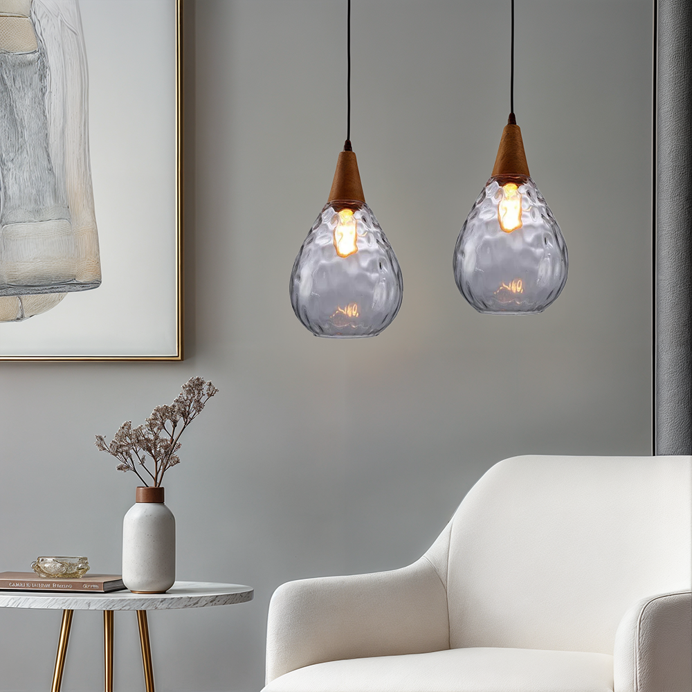 Liora Glass Hanging Light With Nordic Look For Home