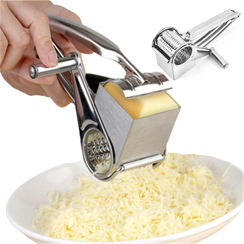Grattugia rotante per dischi di formaggio cheesero — Cilindri intercambiabili