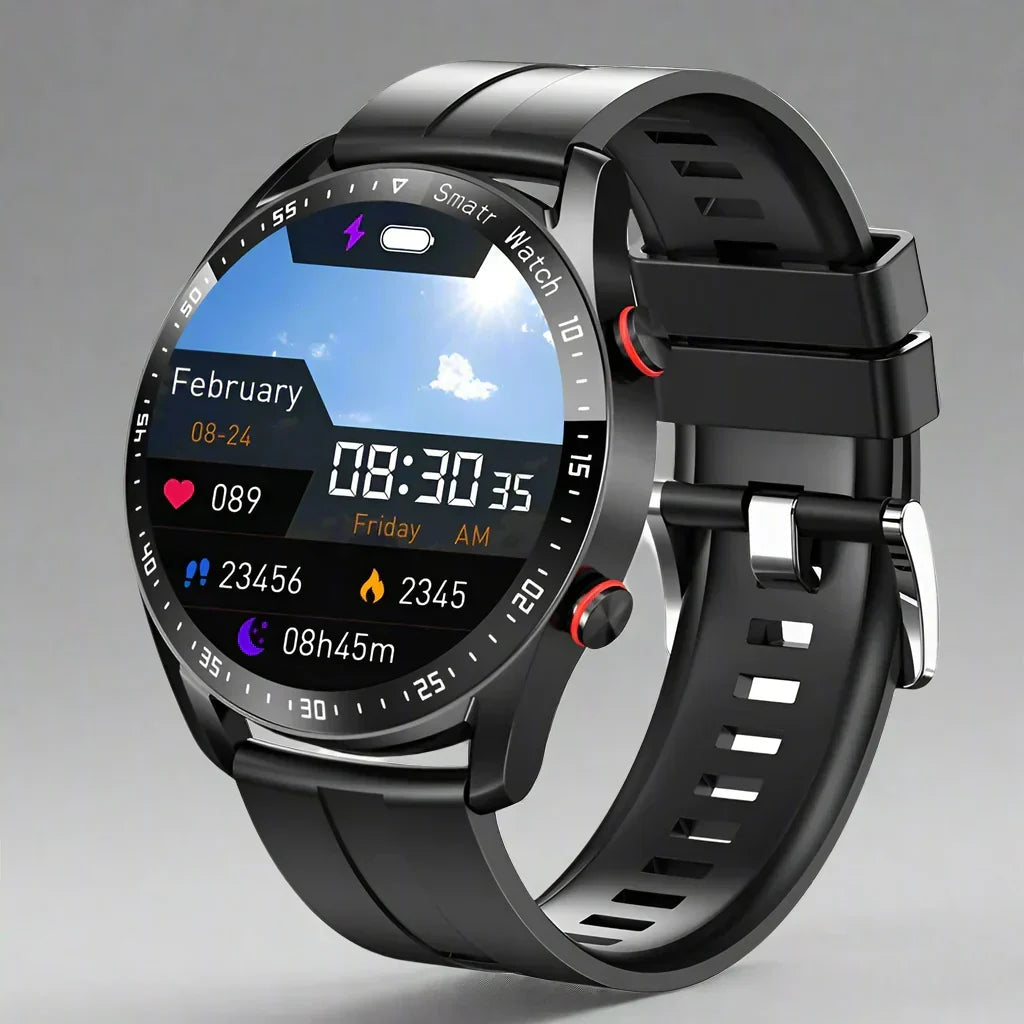 Apollo Pro Smartwatch — Bluetooth Calling, ECG+PPG Health Tracker