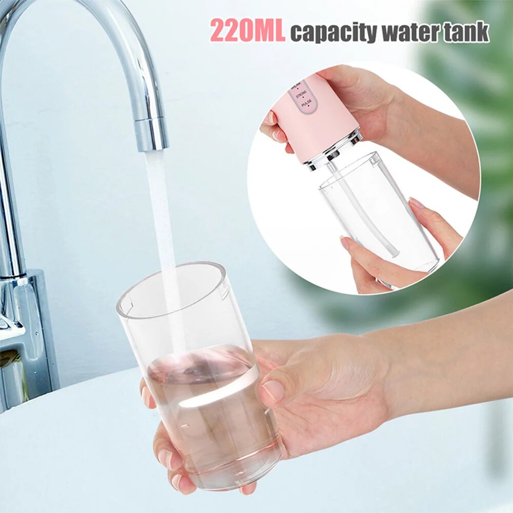Cordless 4-in-1 Dental Water Flosser — 4 Jet Tips