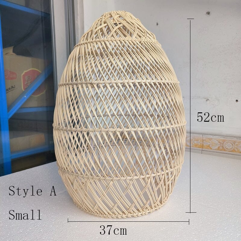 Zarela Rattan Pendant Lamp With LED Glow Adjustable Ceiling Light