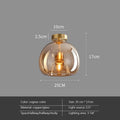 CelestiaNova Glass Sphere Wall Light For Your Living Room