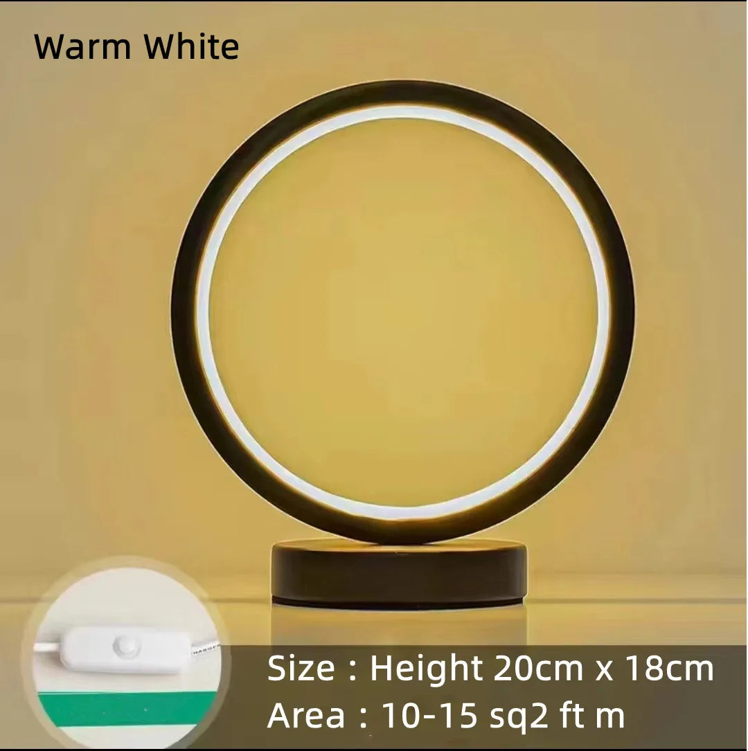 Contemporary LED Ring Desk Lamp For Energy Efficient Lighting