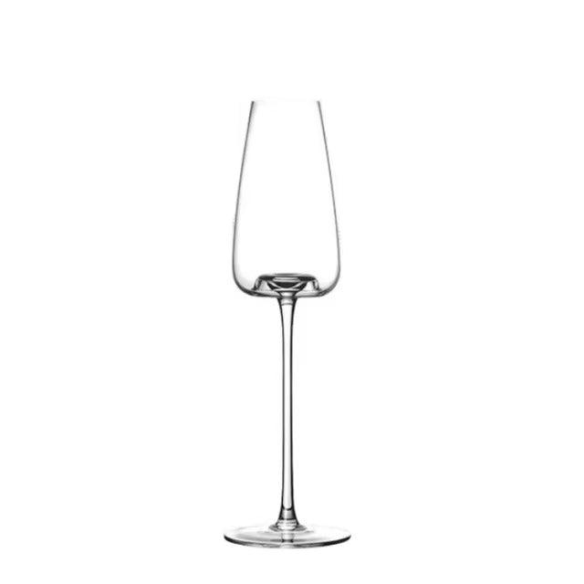 Handgemaakte kristallen wijn- en champagneglazen — sets van 2, 4 en 6, 4 maten