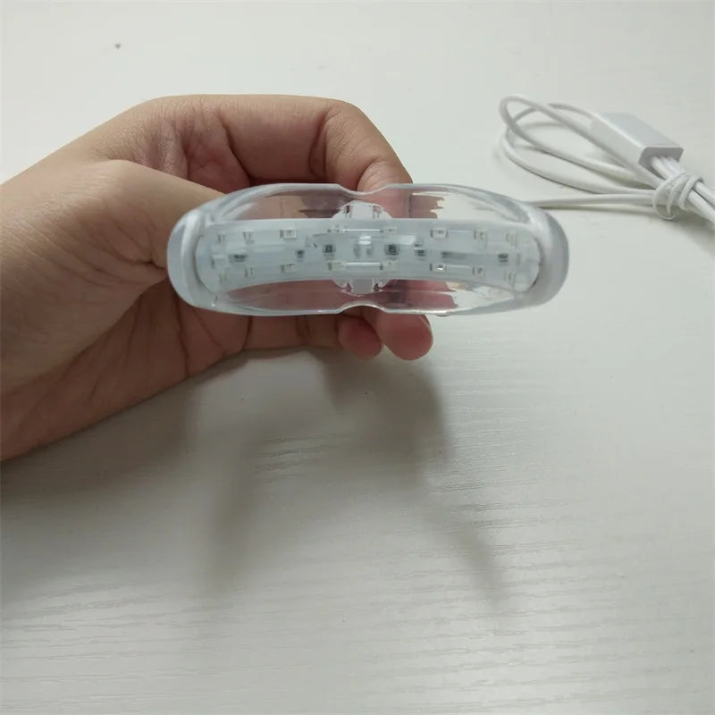 携帯型625nm赤色光口腔ケア機器 — 16個のLEDダイオード、3-in-1コネクター