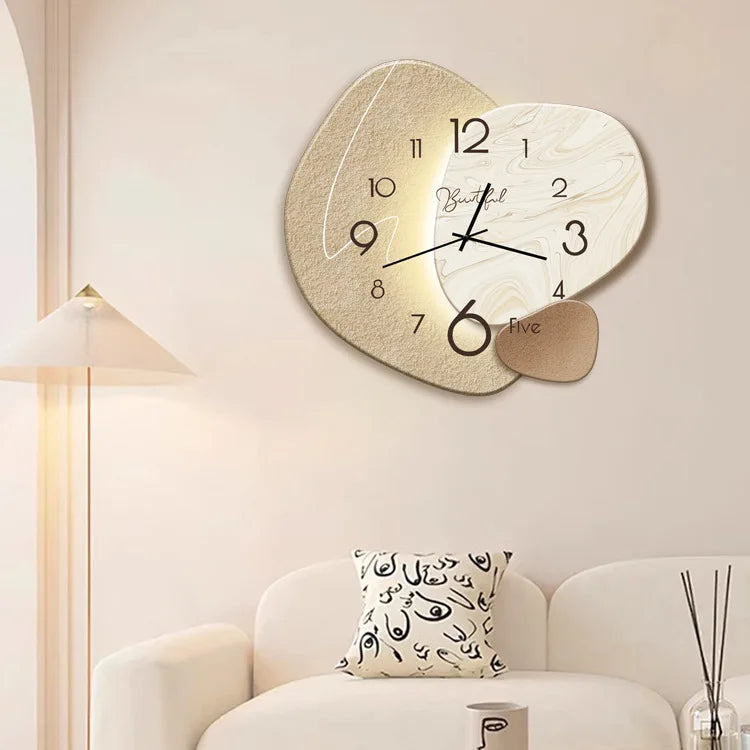 LuxuryClock Wanduhr — Stilvolle moderne Wohnraumdekoration