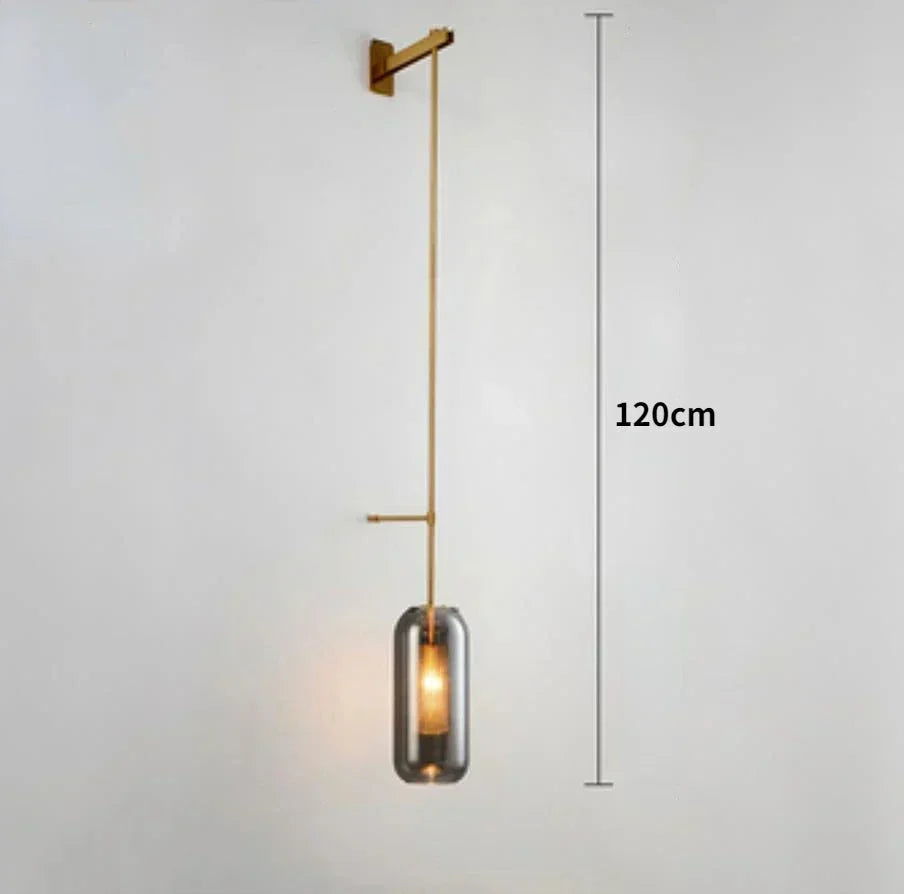 Colección de lámparas de pared Aurore - Una luz E27, pantalla hacia arriba y abajo