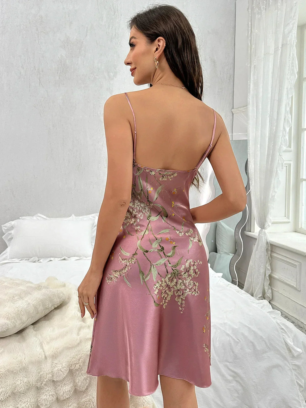 Camisón de tirantes finos para mujer Florence - ropa de dormir suave