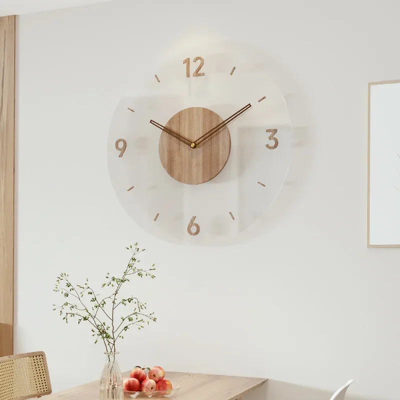 Reloj de pared minimalista FashionableClock — diseño de cuarzo silencioso