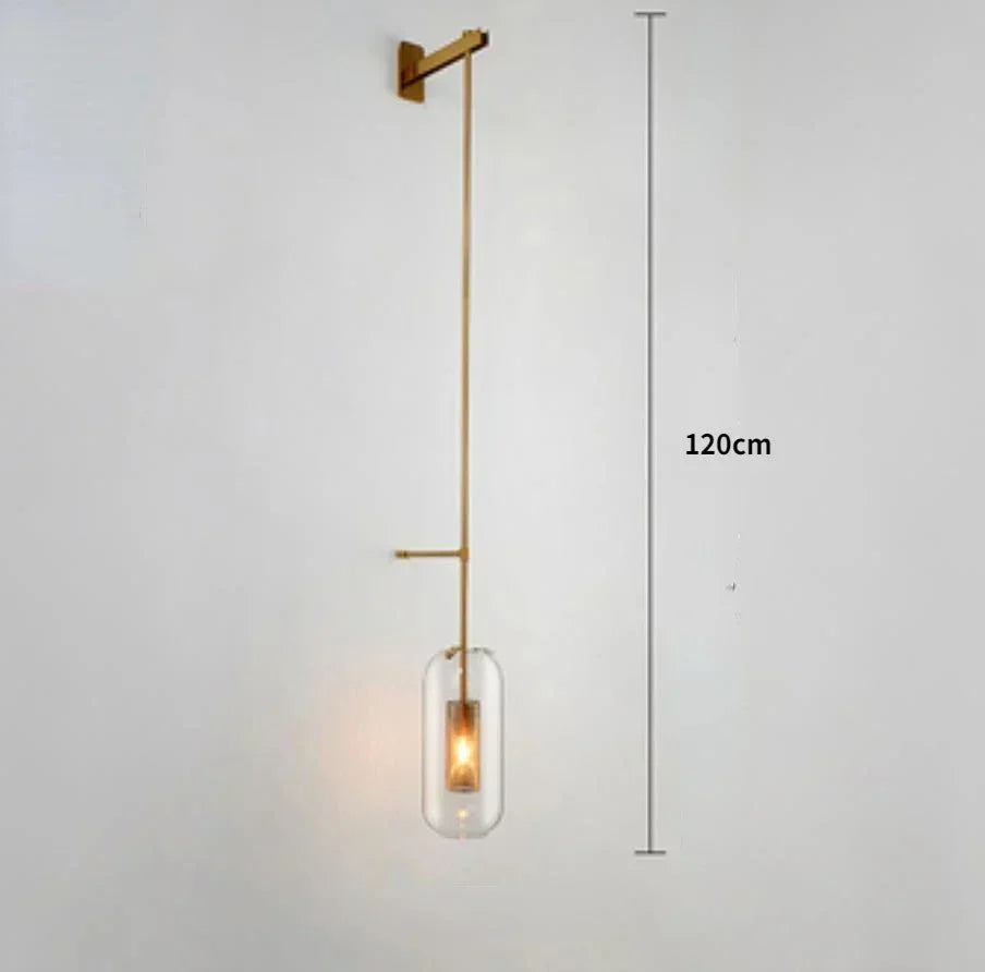 Colección de lámparas de pared Aurore - Una luz E27, pantalla hacia arriba y abajo