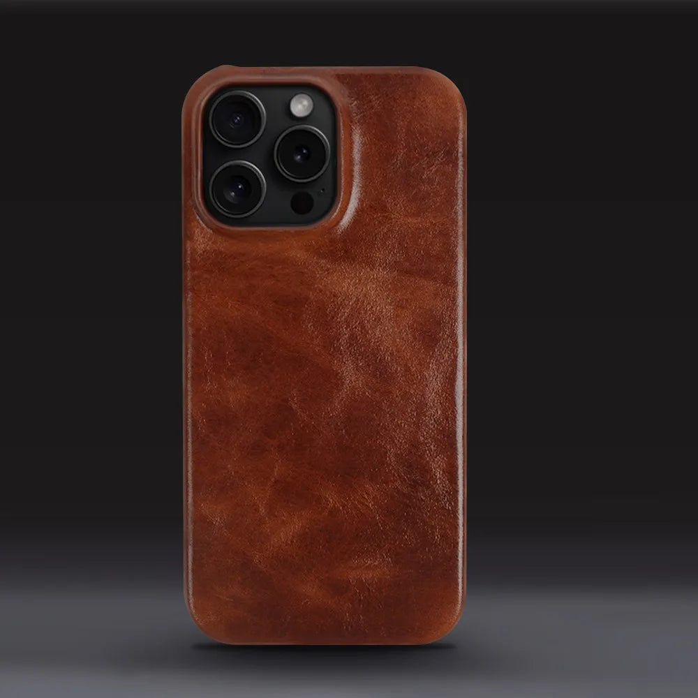 THE EXECUTIVE iPhone-Hülle aus echtem Leder — von Hand veredelt