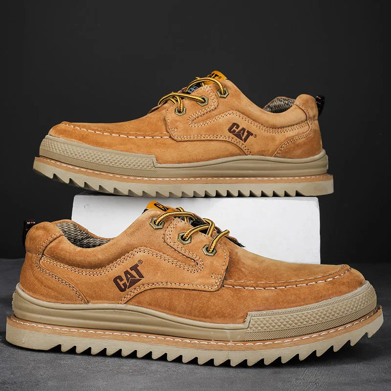 Leder-Schnürsneaker CAT® UrbanEdge — zeitloser Komfort