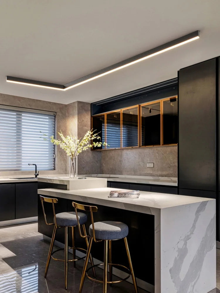 Nordara Modern Nordic Ceiling Fixture — Minimalist LED Overhead Light