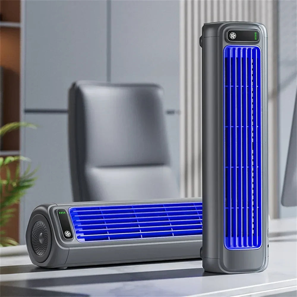 Portable Bladeless Air Conditioner — USB Charging, 3 Speeds