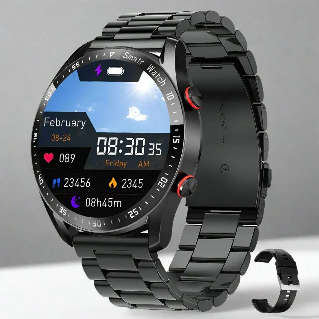 Apollo Pro Smartwatch — Bluetooth Calling, ECG+PPG Health Tracker