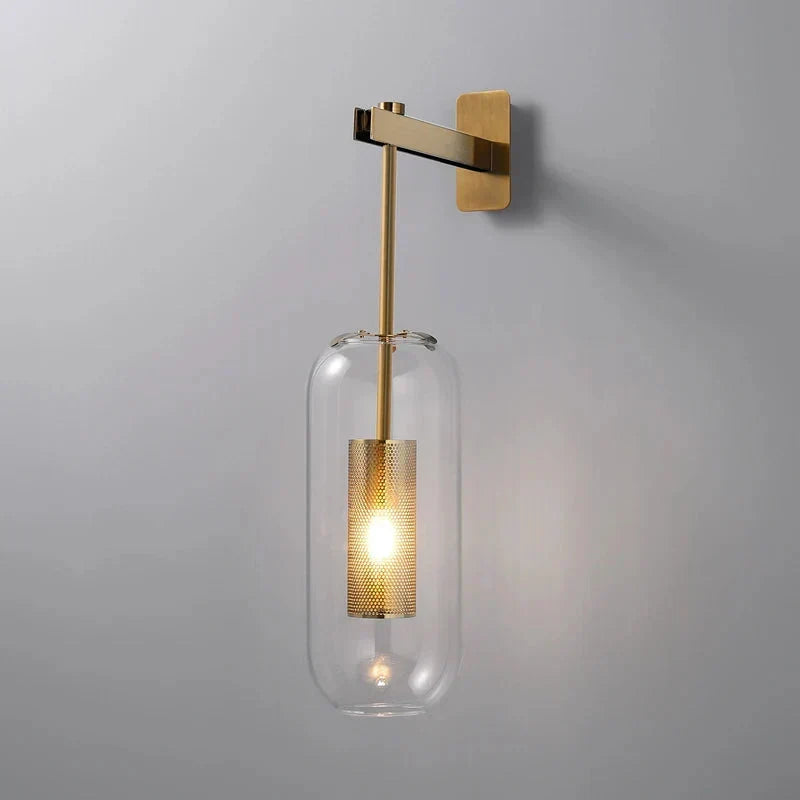 Colección de lámparas de pared Aurore - Una luz E27, pantalla hacia arriba y abajo