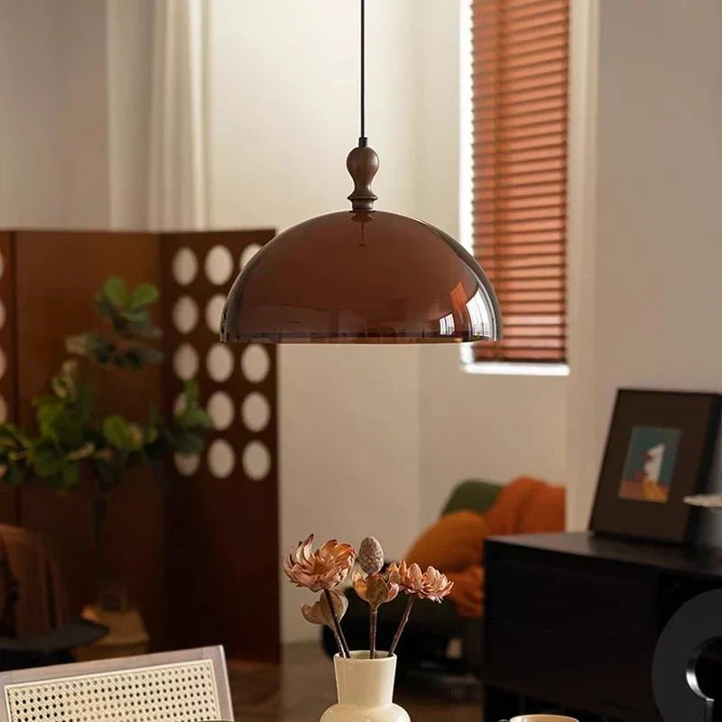 Asterra Brown LED Pendant Light For Dining Tables And Kitchen Islands