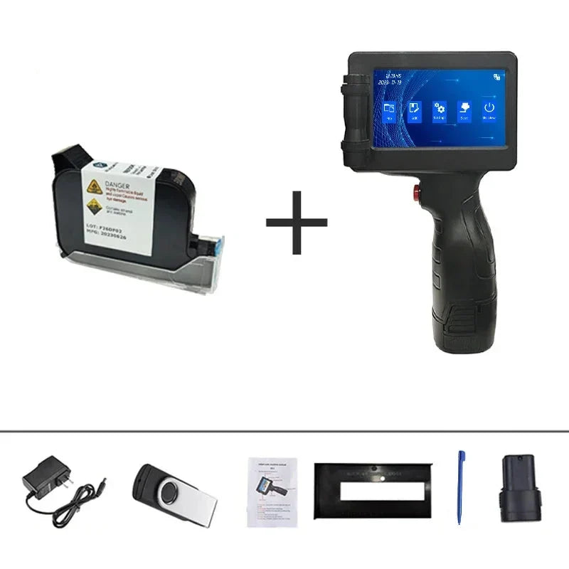 Tragbarer Handheld-Tintenstrahldrucker – Druck auf mehreren Oberflächen