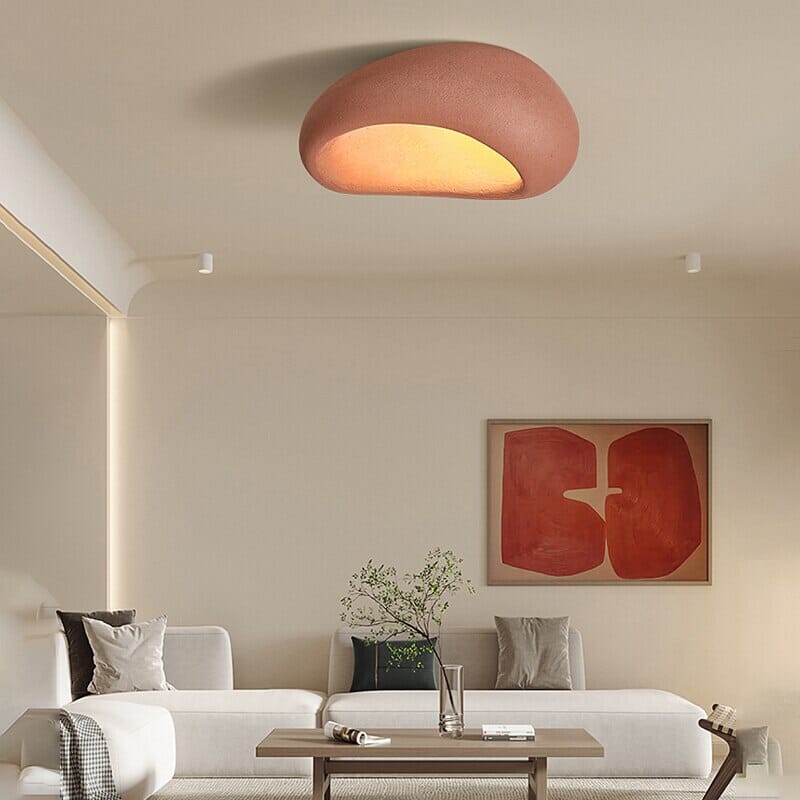 Wabi-Sabi-inspirerad japansk taklampa — stillsam elegans