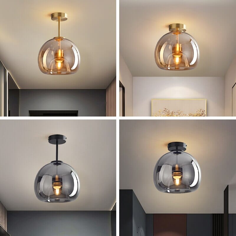 CelestiaNova Glass Sphere Wall Light For Your Living Room