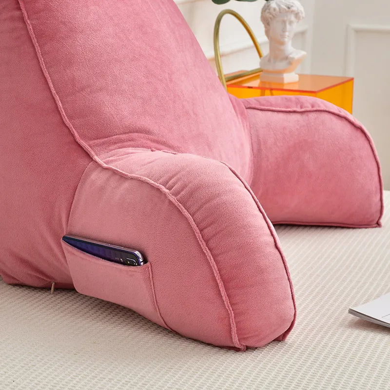 Cuscino ergonomico da lettura — braccioli, poggiatesta, supporto lombare