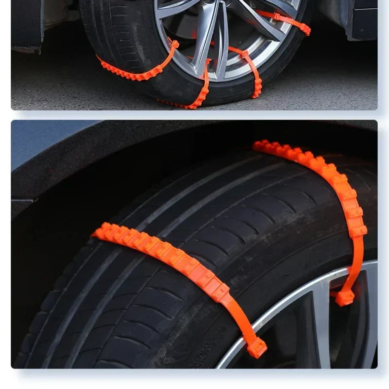 Anti-Skid Car Winter Chain — Tire Traction Aid for Snow & Ice