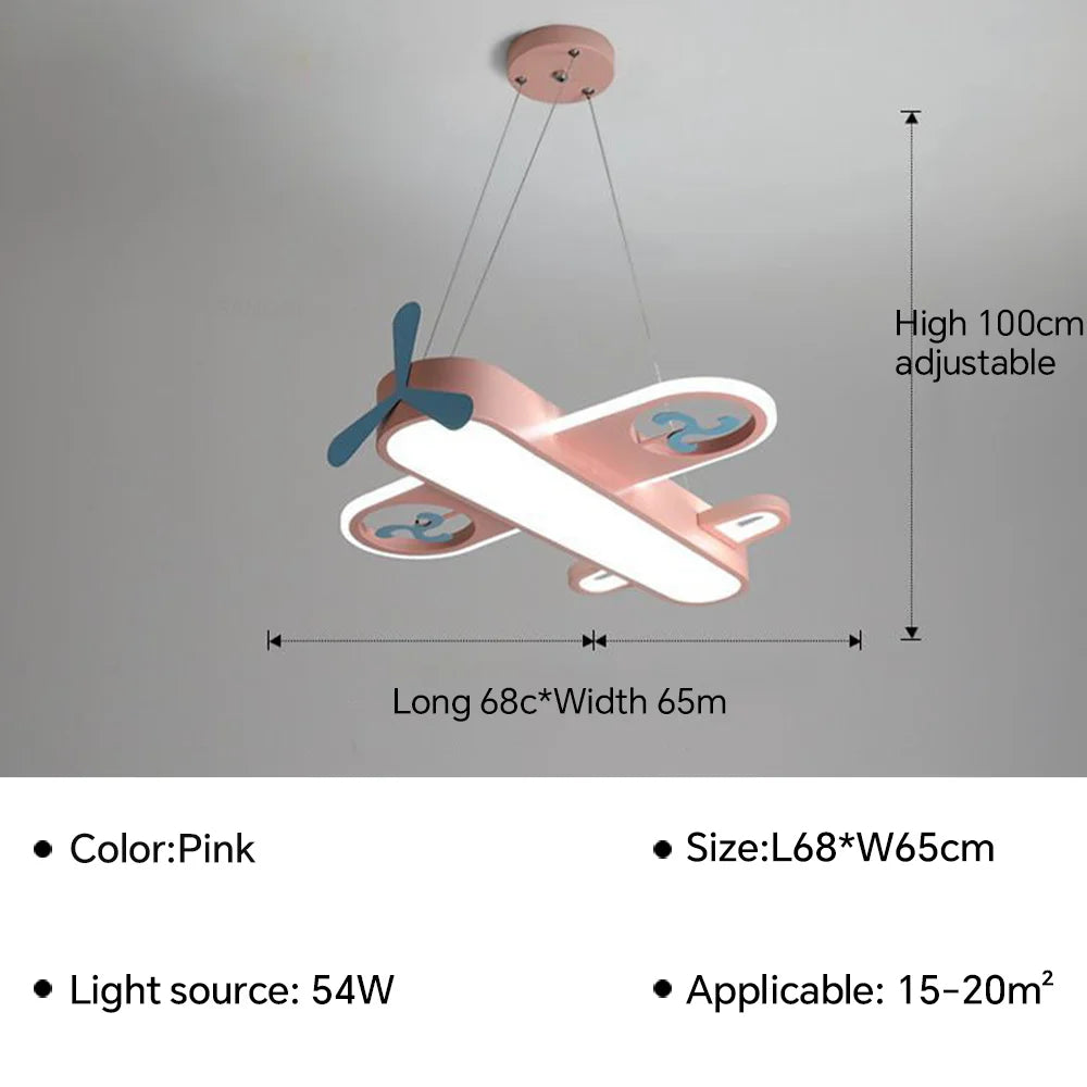 AeroLite Junior Flugzeug-Deckenleuchte Dekor für Kinderzimmer