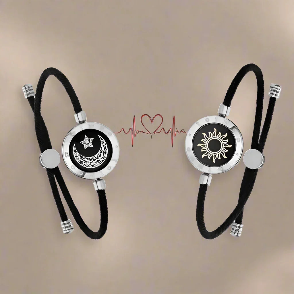 Sun and Moon totwoo Love Bracelets — Light-Up Touch & Vibration