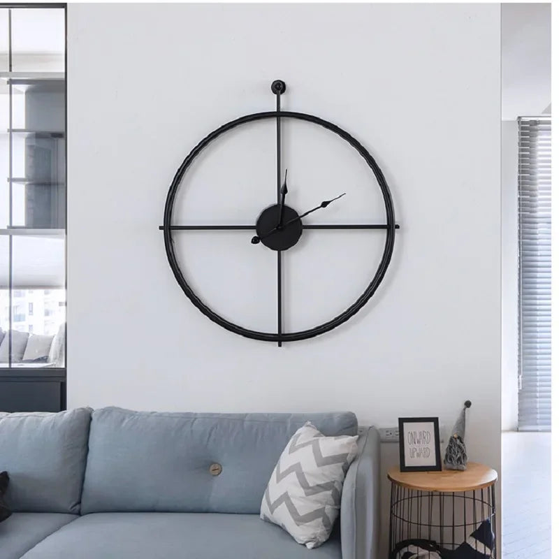 Quellin Uhr minimalistisches Wandzeitmessgerät für moderne Innenräume
