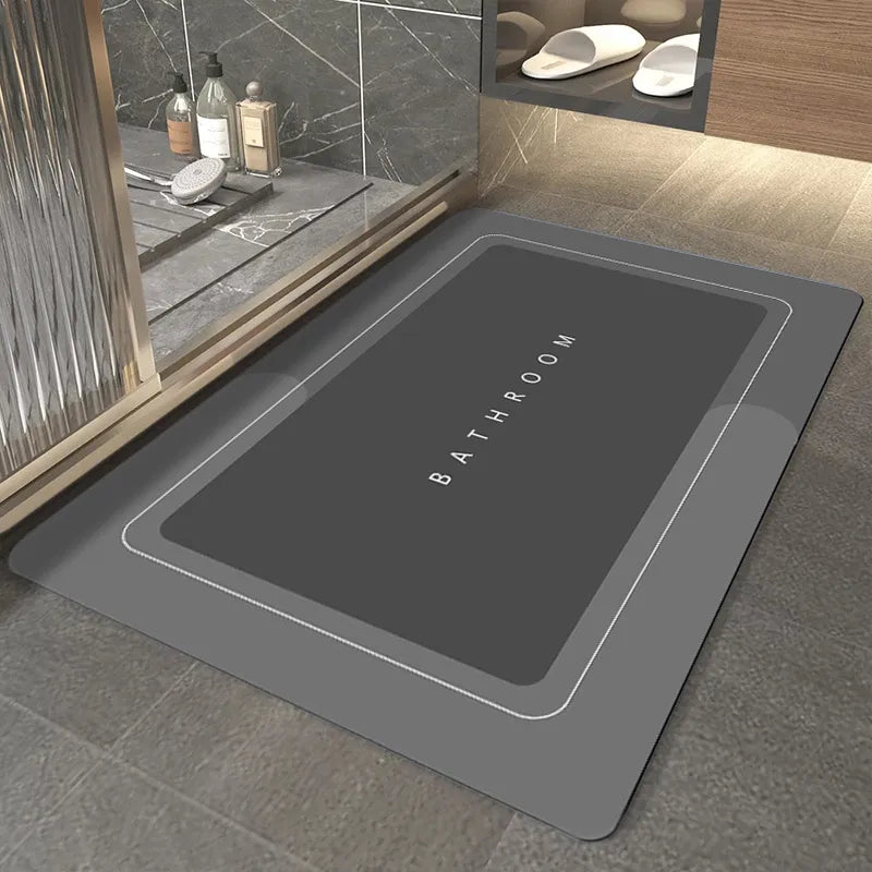 Rychleschnoucí protiskluzová koupelnová předložka DryGuard — Vysoká absorpční schopnost, spolehlivá protiskluzová spodní strana