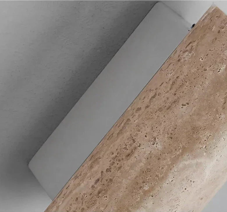 EmberStone Travertine Wall Light With LED For Living Rooms