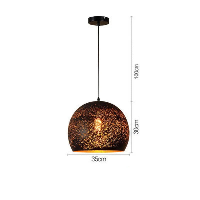 Vastre Retro Iron Pendant Light For Scandinavian Loft Living