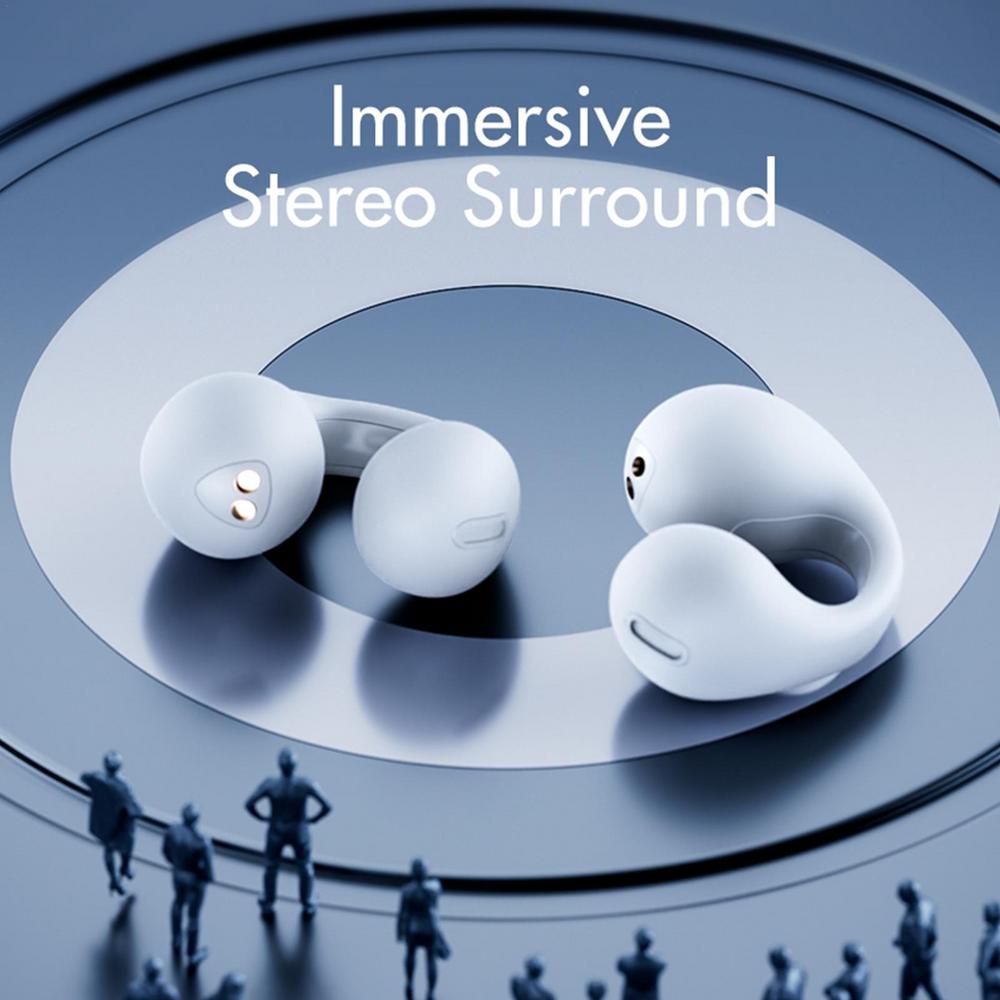 SoundMax Wireless Bone Conduction Earphones — Lightweight Design