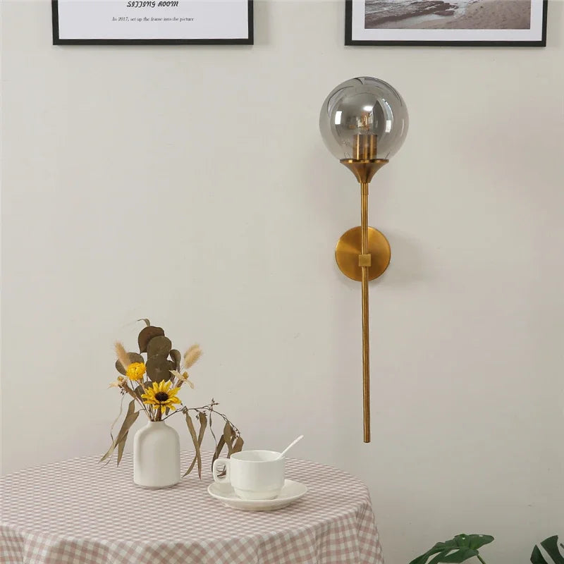 ScandiStyle Nordic LED-Wandleuchte — Leselampe mit langem Arm
