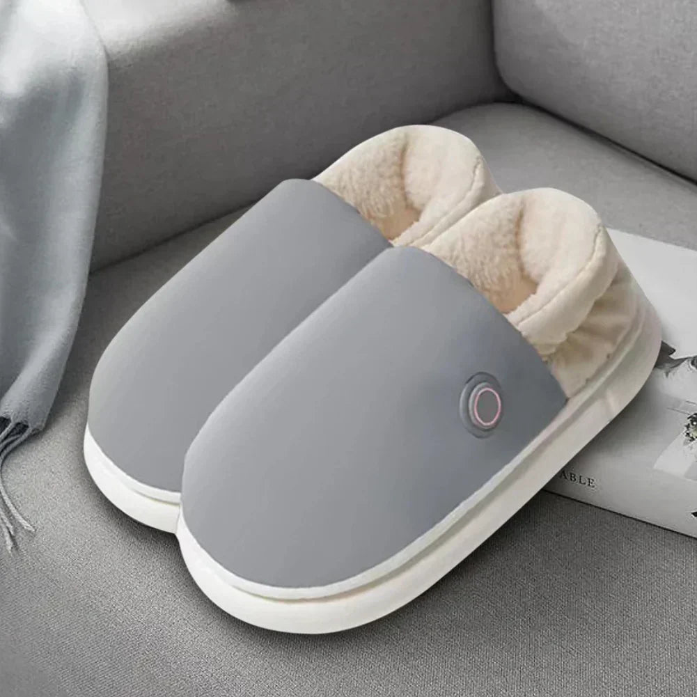 WarmStride Heated Slippers — Thick Design, 3 Heat Levels