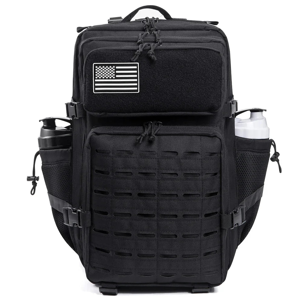 Rucsac tactic MOLLE de 45L — capacitate mare, suporturi pentru pahare