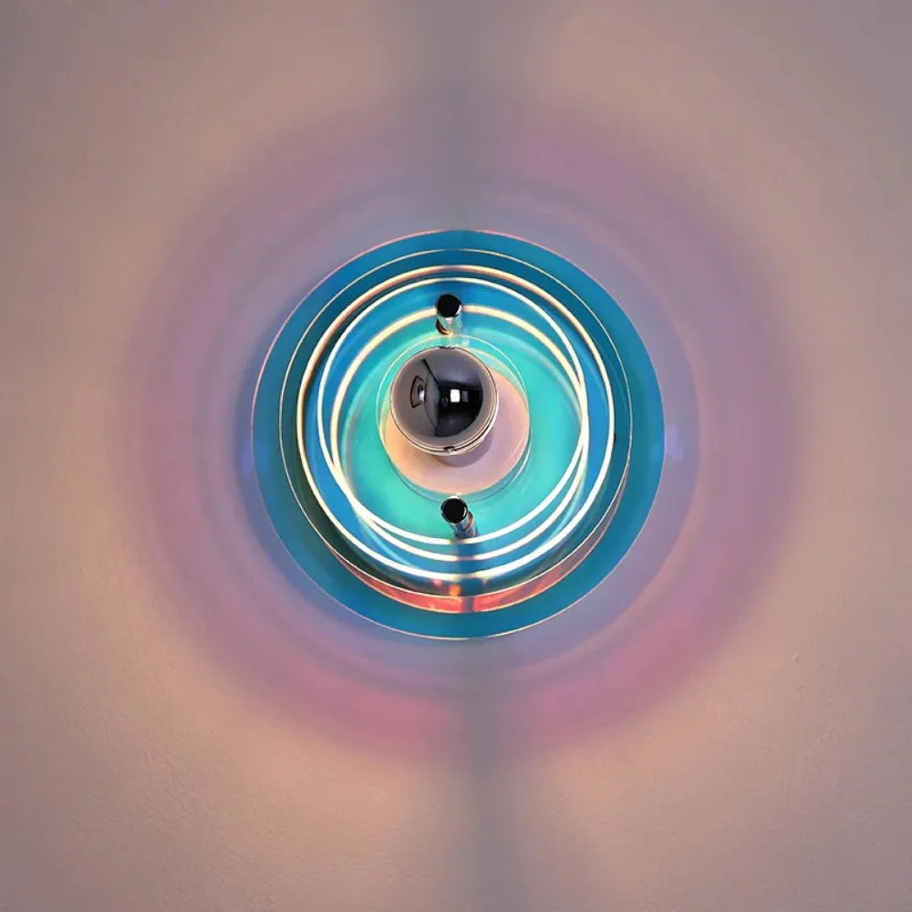 Asterra Multicolor Wall Sconce In Vintage Bauhaus LED Lighting