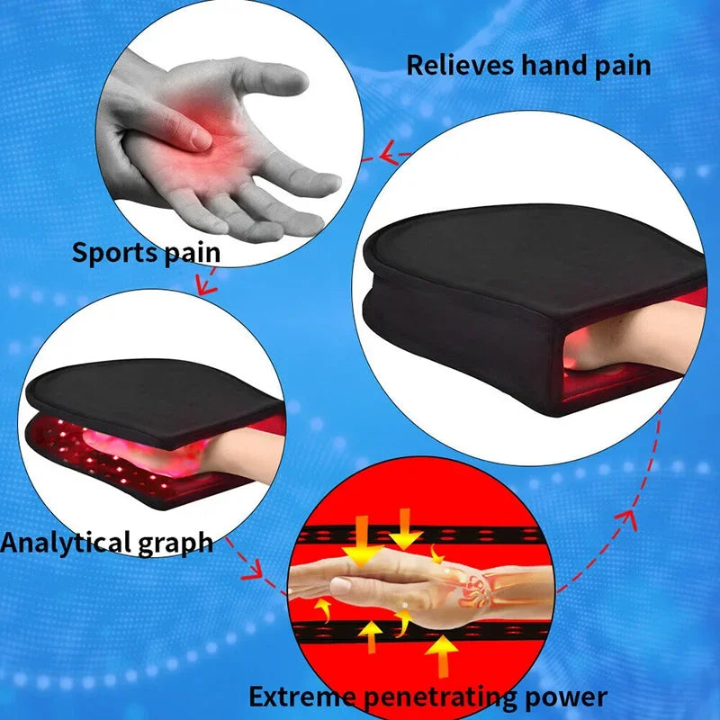 660nm infrarood-roodlichttherapiehandschoen