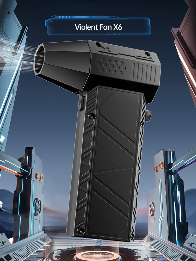 Aspiratore soffiatore ad alta potenza — Pulitore a getto turbo, batteria da 6000mAh