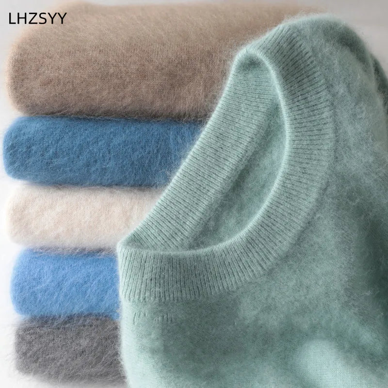 Ferry Japanese-Knit 100% Pure Cashmere Sweater, S-XXXL