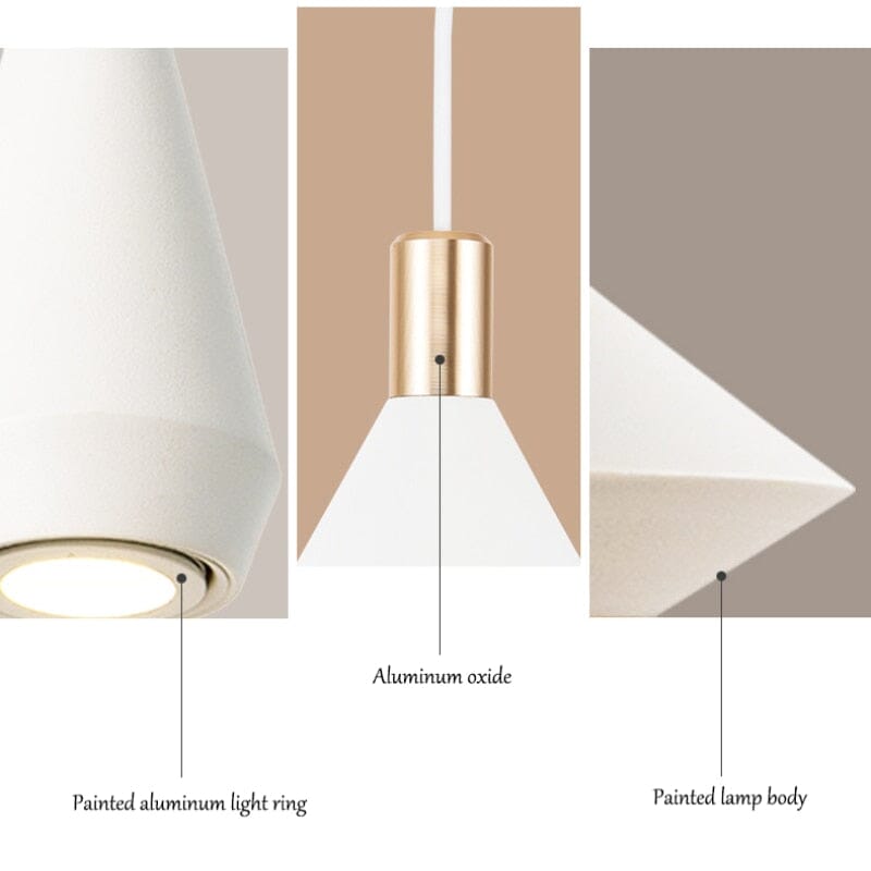 Fjordon Nordic Iron Pendant Light For Kitchen Islands Modern Ceiling Fixture