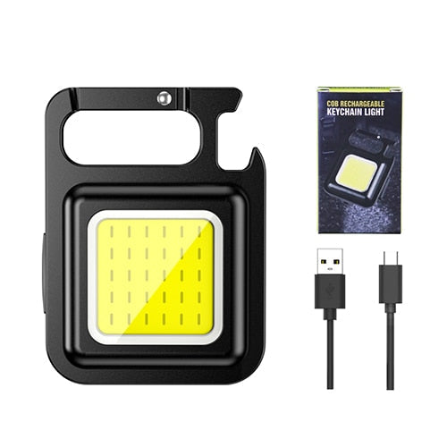 Wielofunkcyjna lampka LED do kluczy z otwieraczem do butelek