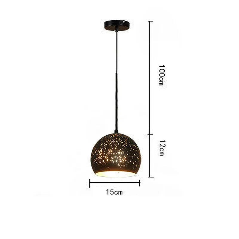 Avelon Studio Iron Pendant Vintage Light For Nordic Loft