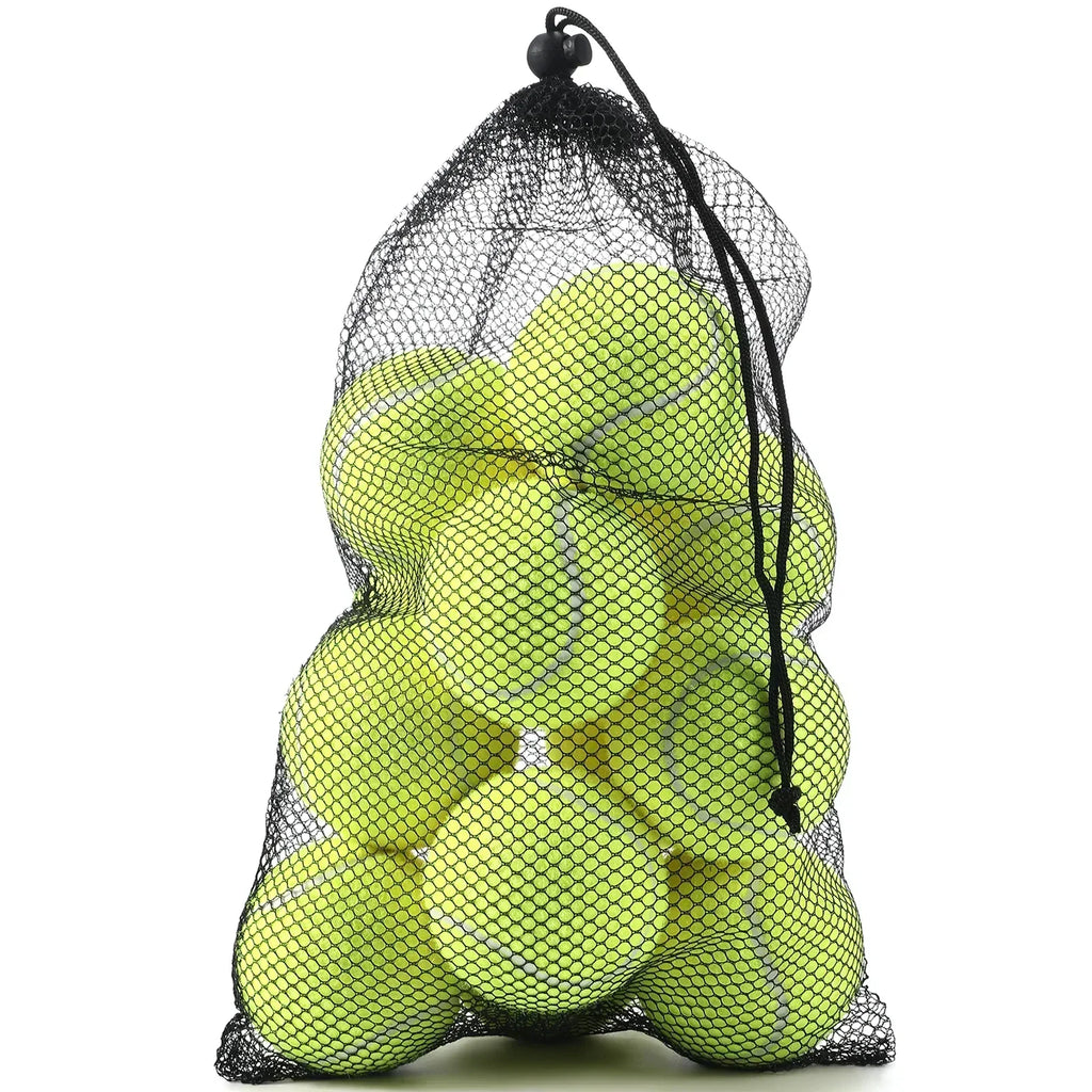 MeshMaster praktische tennisballen — trainingsset van 12 stuks