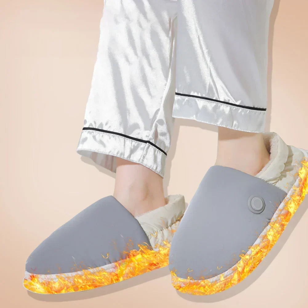 WarmStride Heated Slippers — Thick Design, 3 Heat Levels