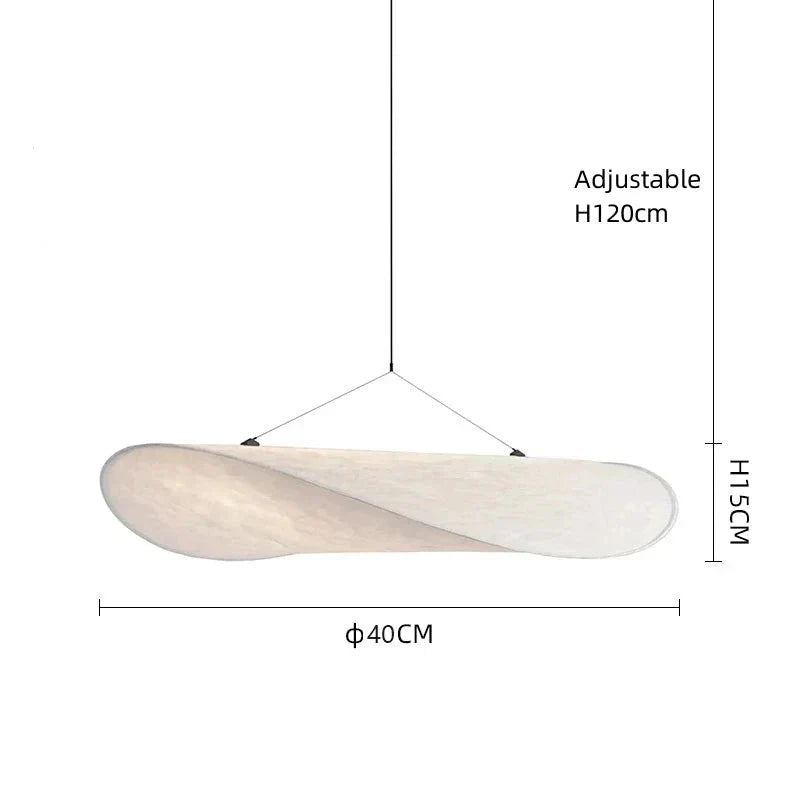 Sarah-Pendelleuchten-Kollektion — Kartoffelchip-Lampe, LED E27
