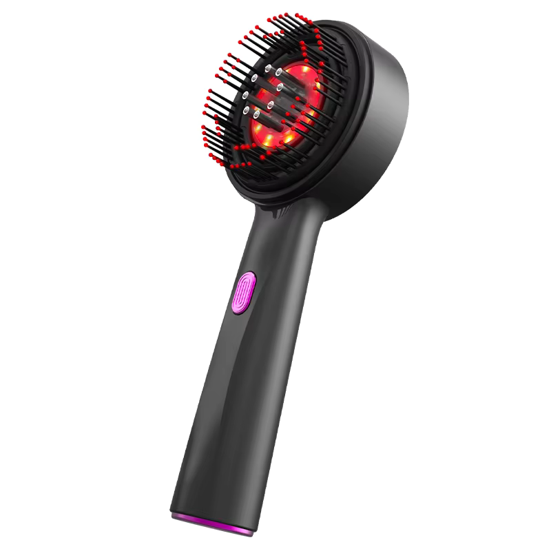 Pente de terapia capilar com luz vermelha — Tratamento para o crescimento do cabelo