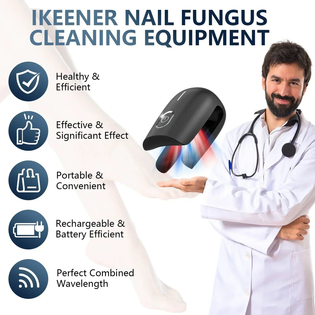 Anti-Fungal Toenail Laser Therapy Machine — Portable USB Charge