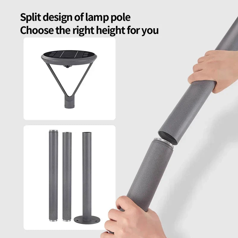 Outdoor Motion Sensor Solar Powered Light With Weatherproof Housing