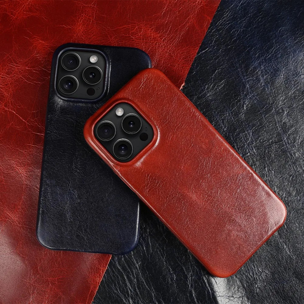 THE EXECUTIVE iPhone-Hülle aus echtem Leder — von Hand veredelt